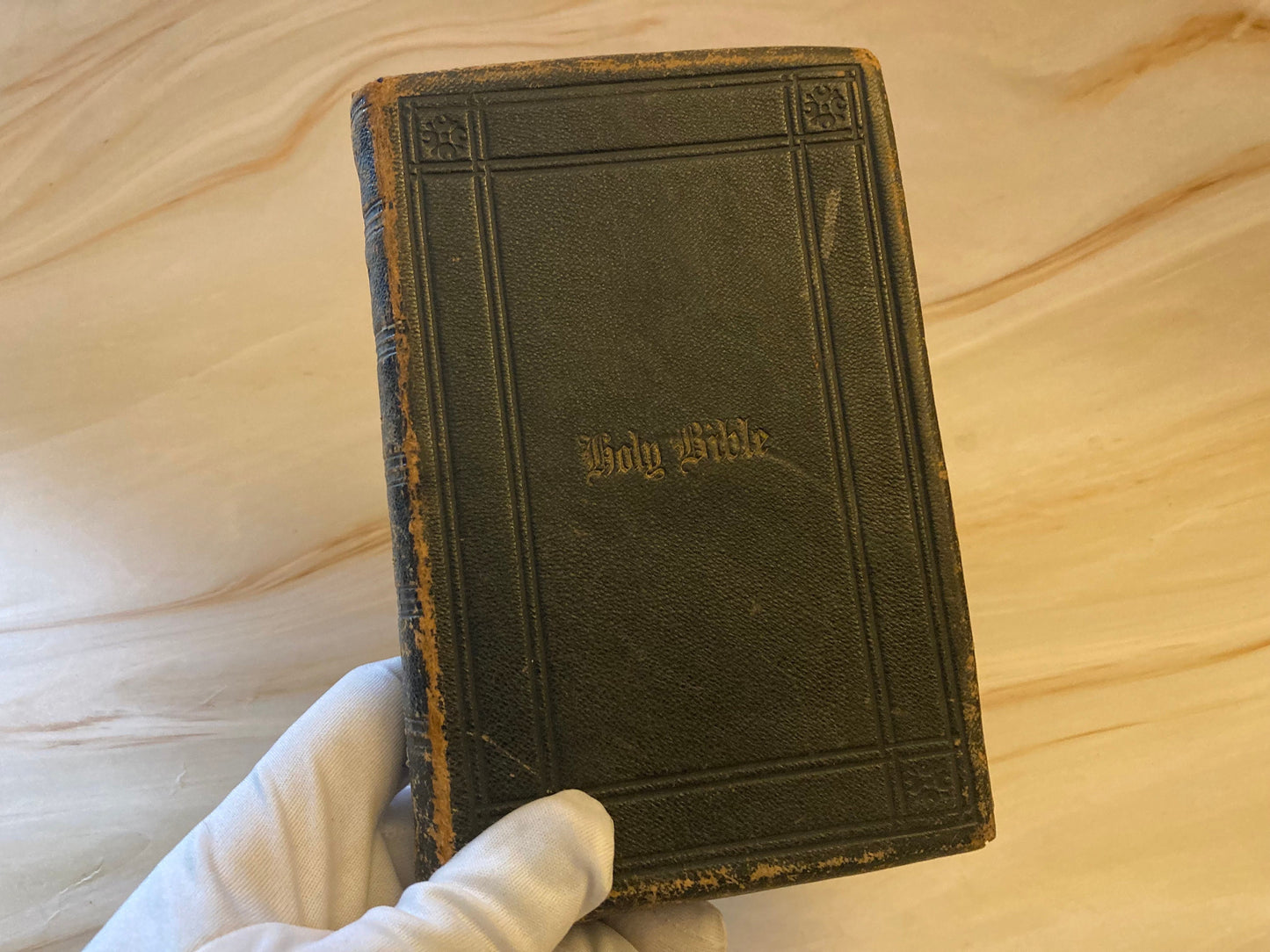 1866 Holy Bible Vintage Cambridge Bible - Ref x288