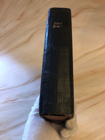 Holy Bible 1800s - Old and New Testament Red Page Edge - (Ref x365)