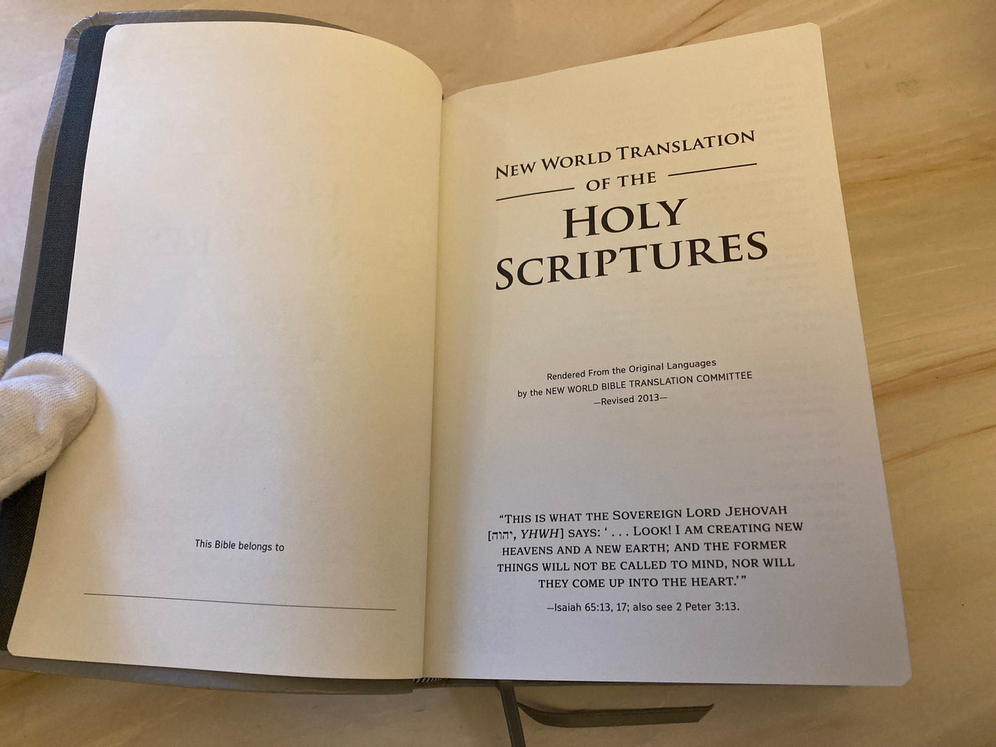 Watchtower Bible SEALED New World Translation of the Holy Scripture 2013 - (Ref x364)