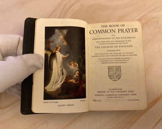 1937 Illustrated Common Prayer Hymns A&M  pocketsize book - (Ref x359)