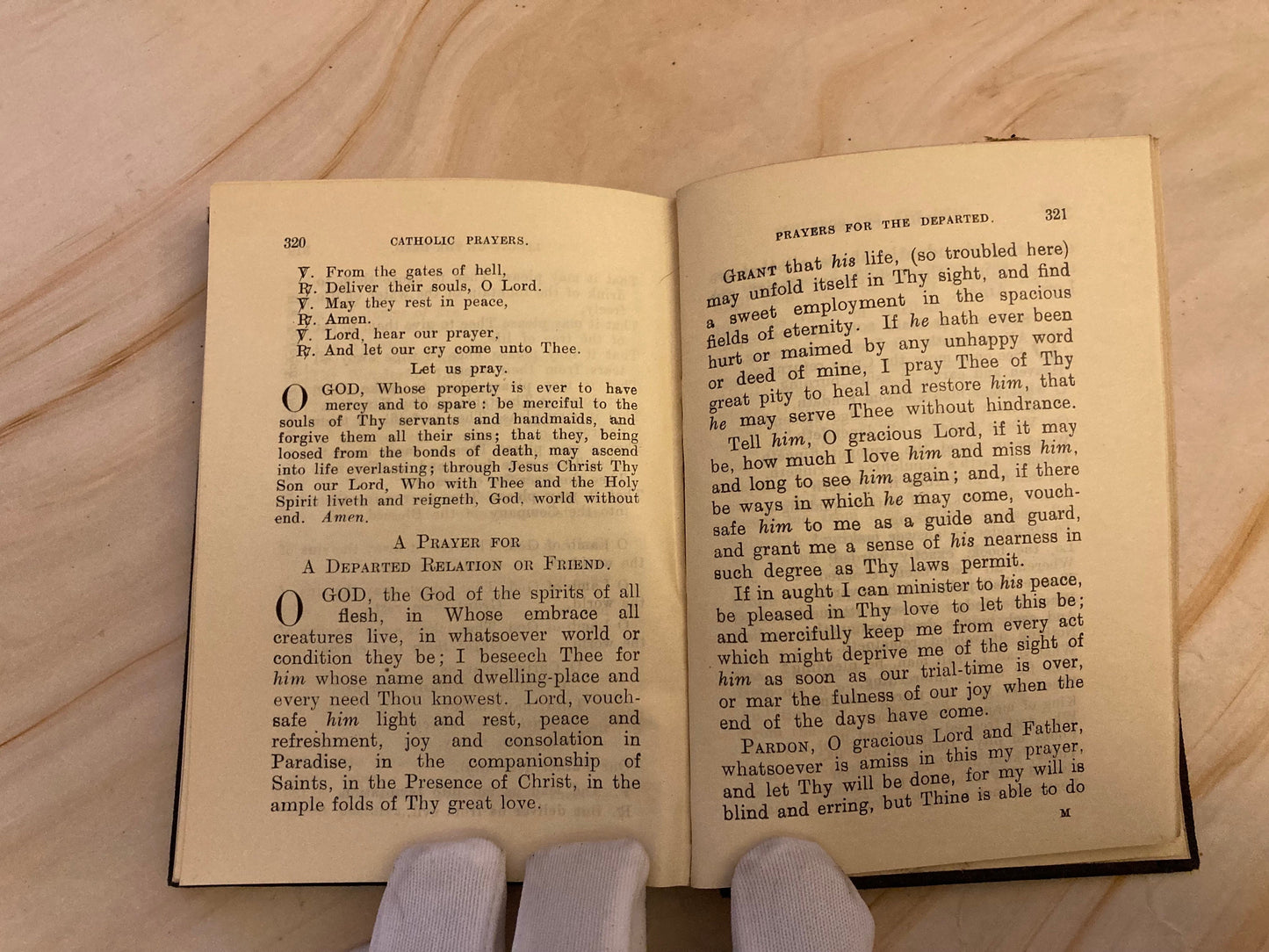 1936 Catholic Prayers book - (Ref x358)