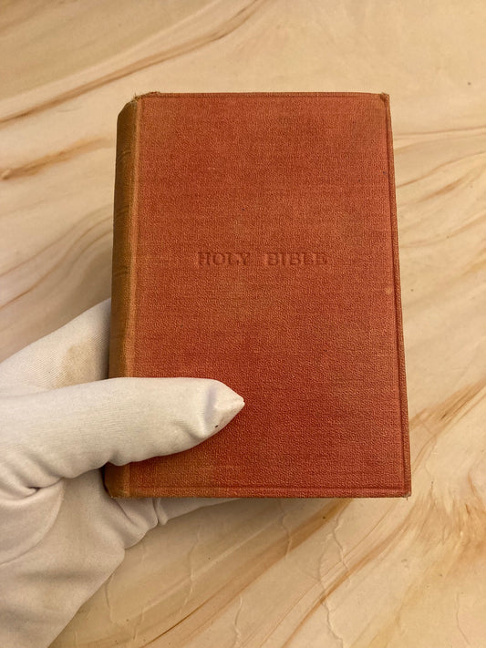 1937 Holy Bible Red Hardcover - (Ref x353)