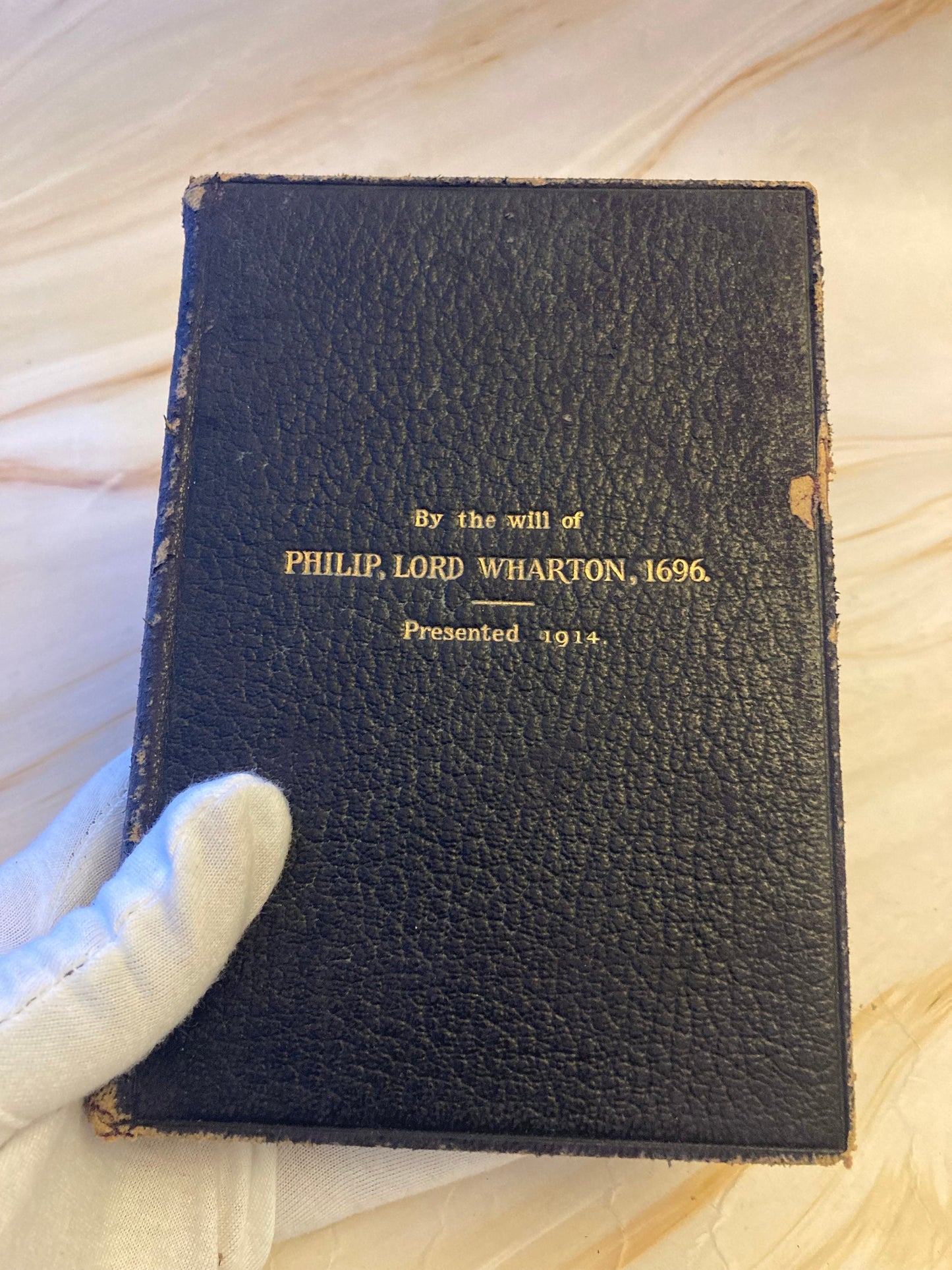 Holy Bible 1914 Phillip Lord Wharton - (Ref x336)