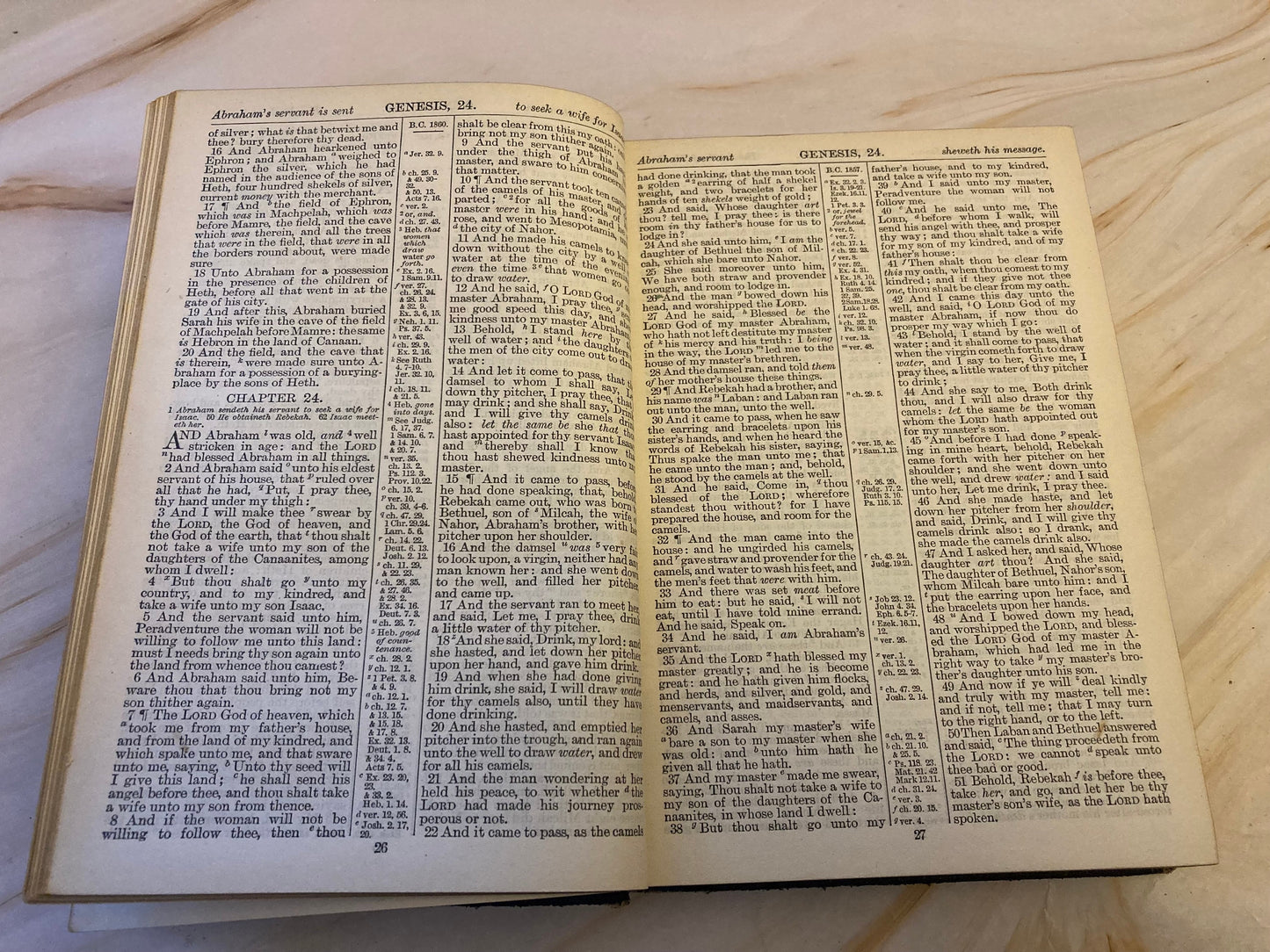 Holy Bible 1914 Phillip Lord Wharton - (Ref x336)