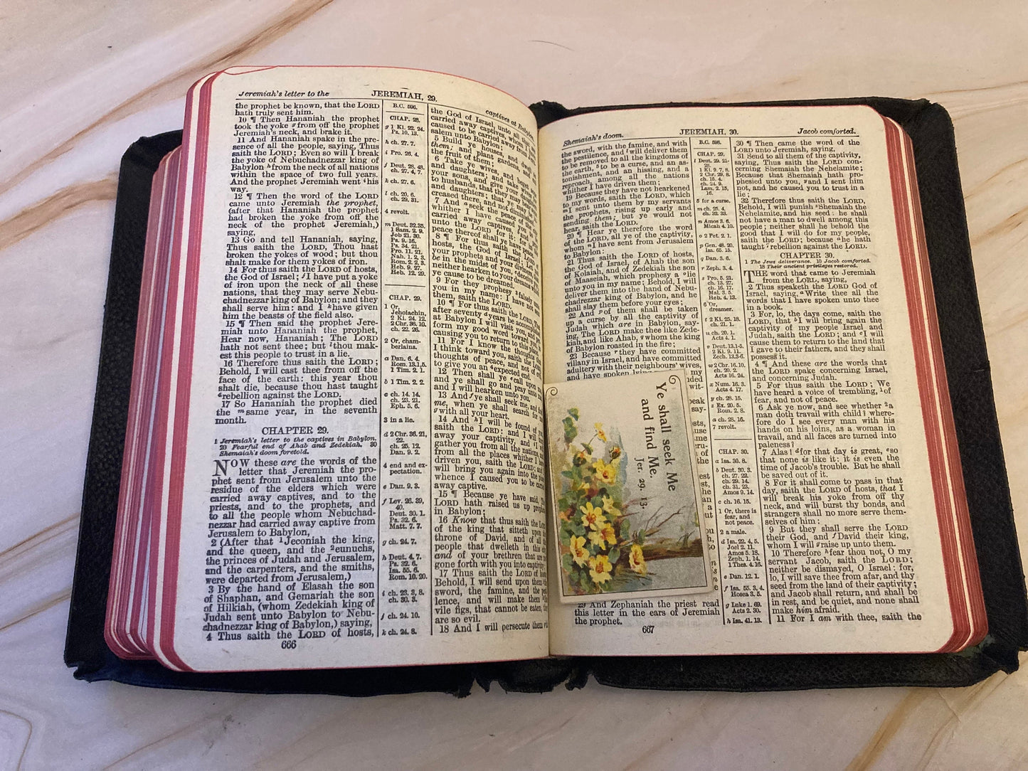 1921 Holy Bible - (Ref x337)