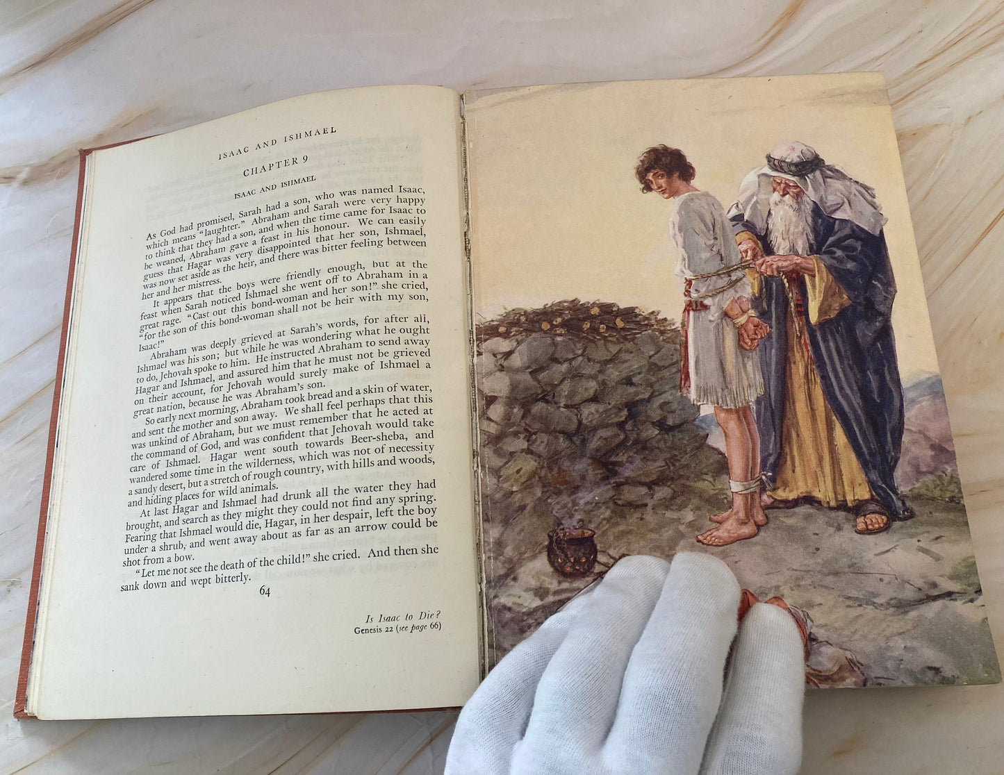 1951 Through The Bible book Illustration Bible Introduction book - (Ref x326)