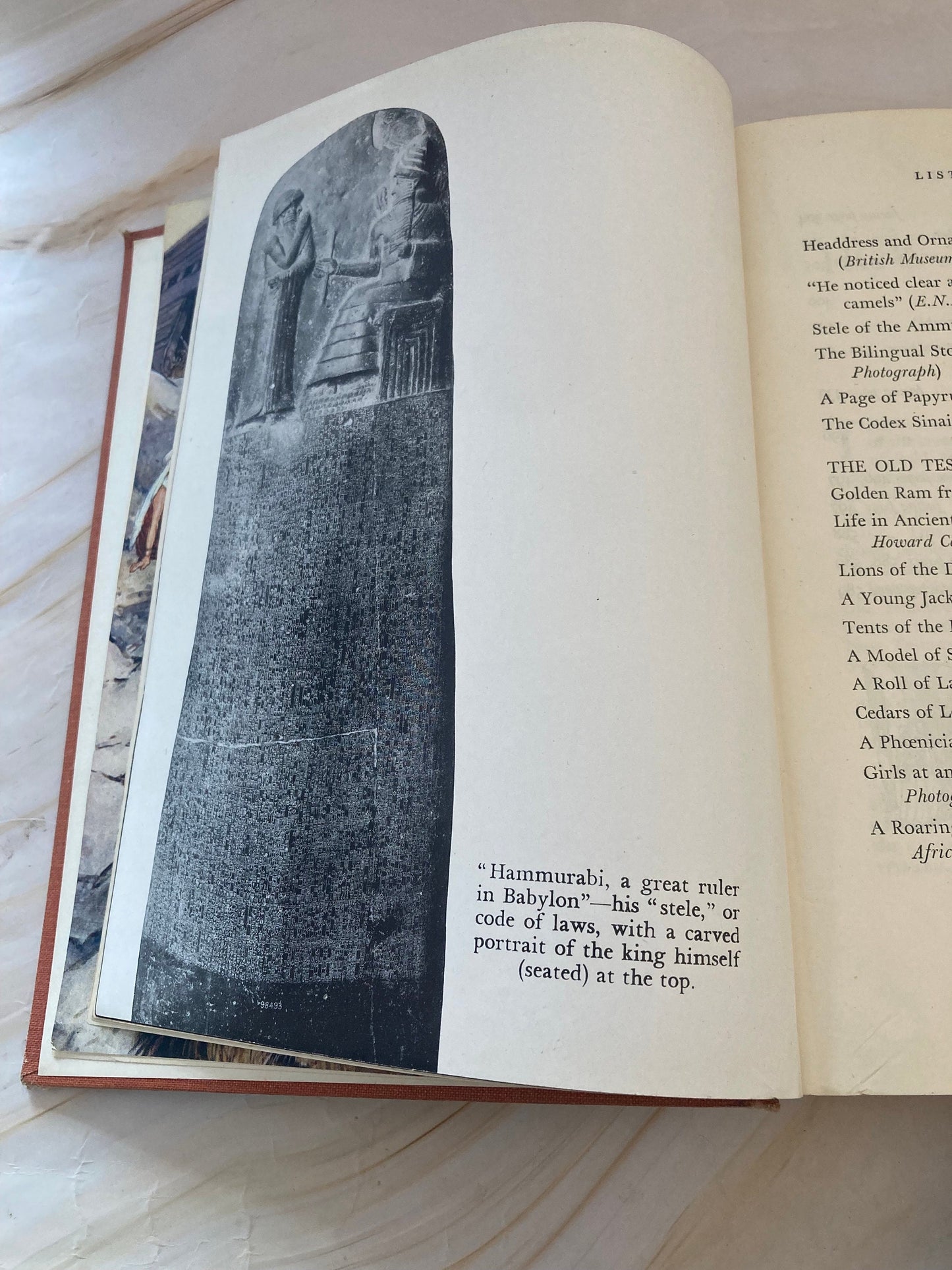 1951 Through The Bible book Illustration Bible Introduction book - (Ref x326)