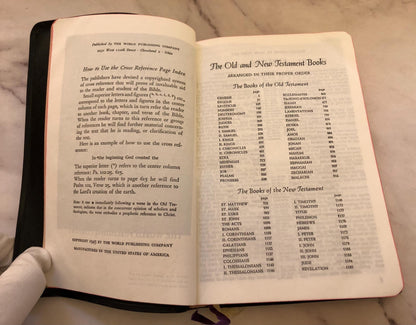 KJV Holy Bible Concordance 1945 - (Ref x385)