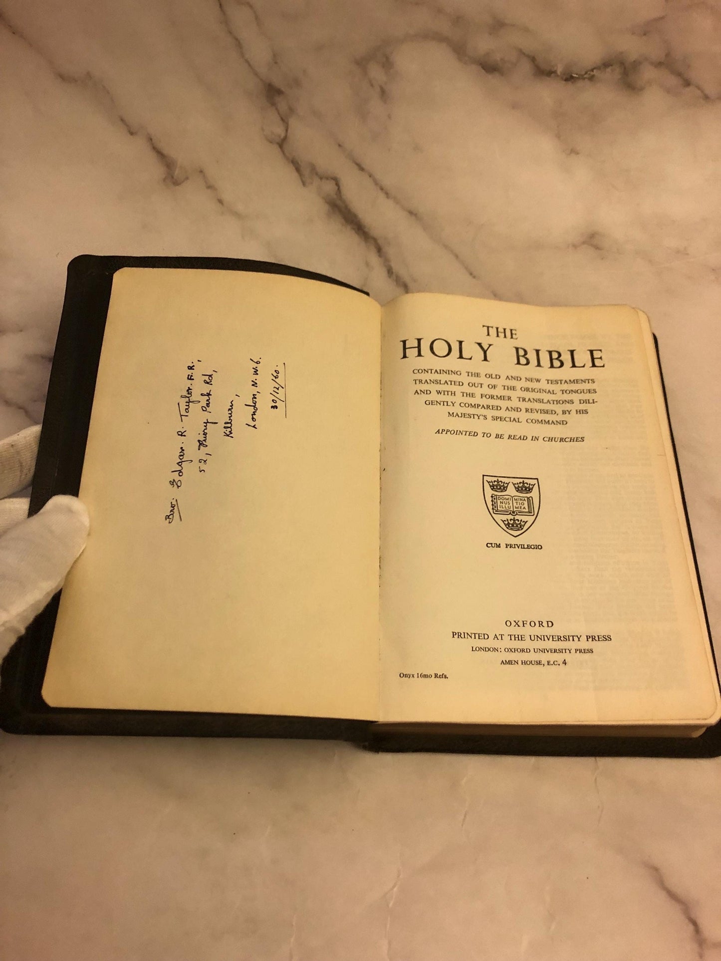 Holy Bible 1960 - (Ref x376)