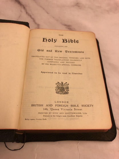 Holy Bible Index Tab 1932 - (Ref x374)