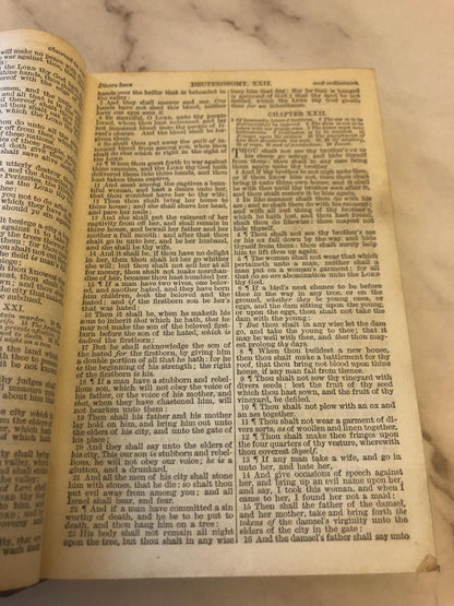 1864 Holy Bible Pocket Size - (Ref x465)