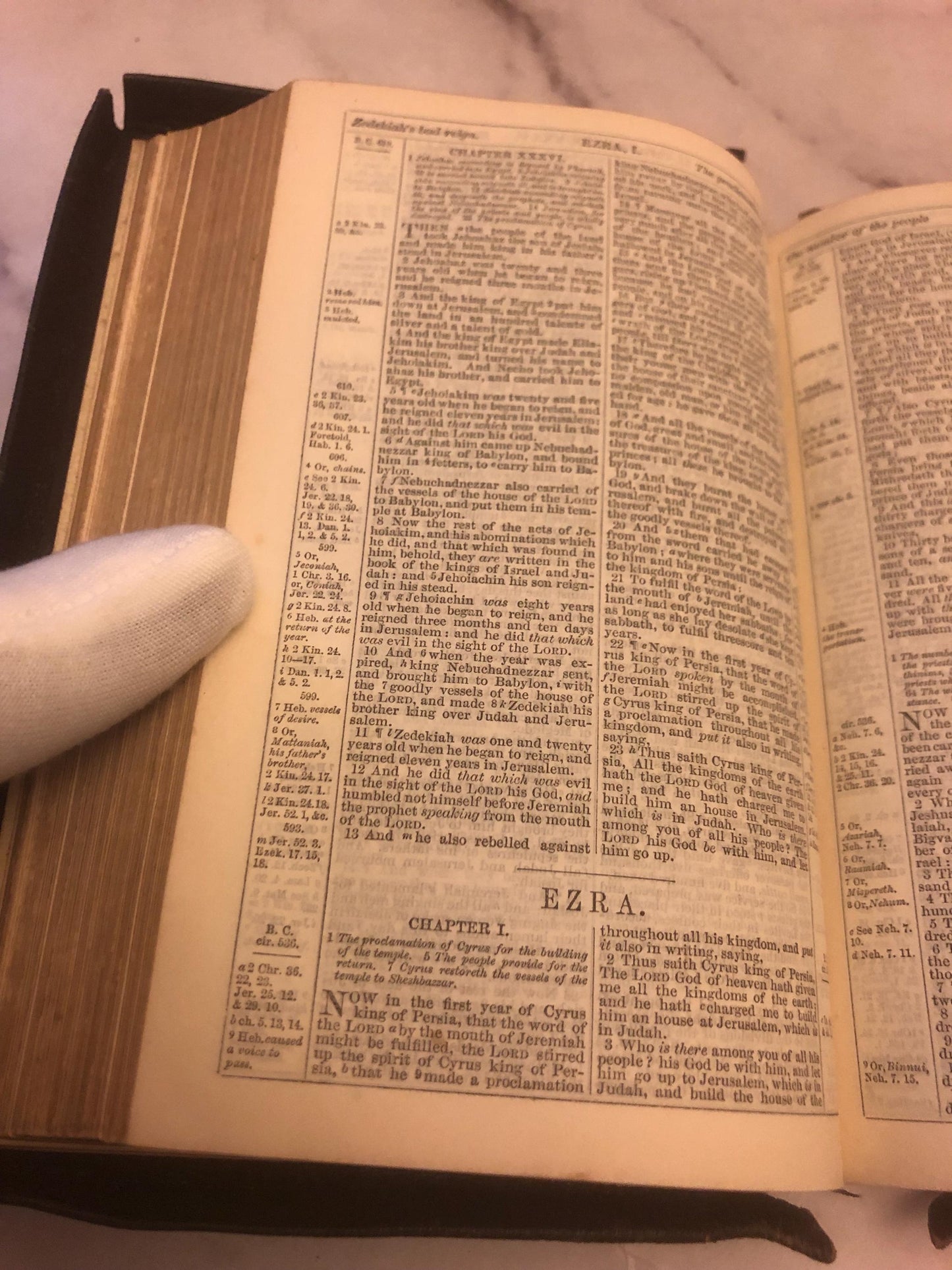 1860 Holy Bible - (Ref x464)