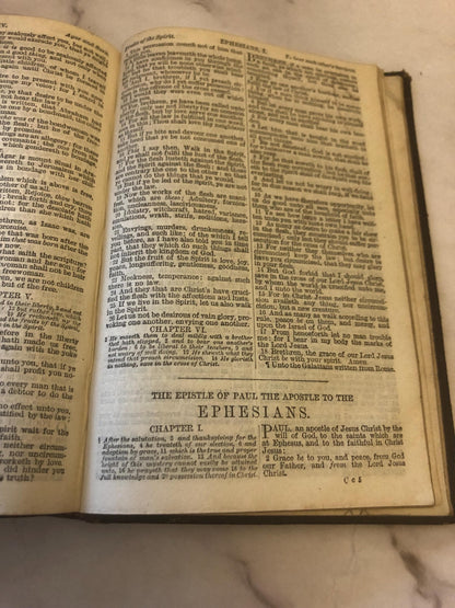 1864 Holy Bible Pocket Size - (Ref x465)