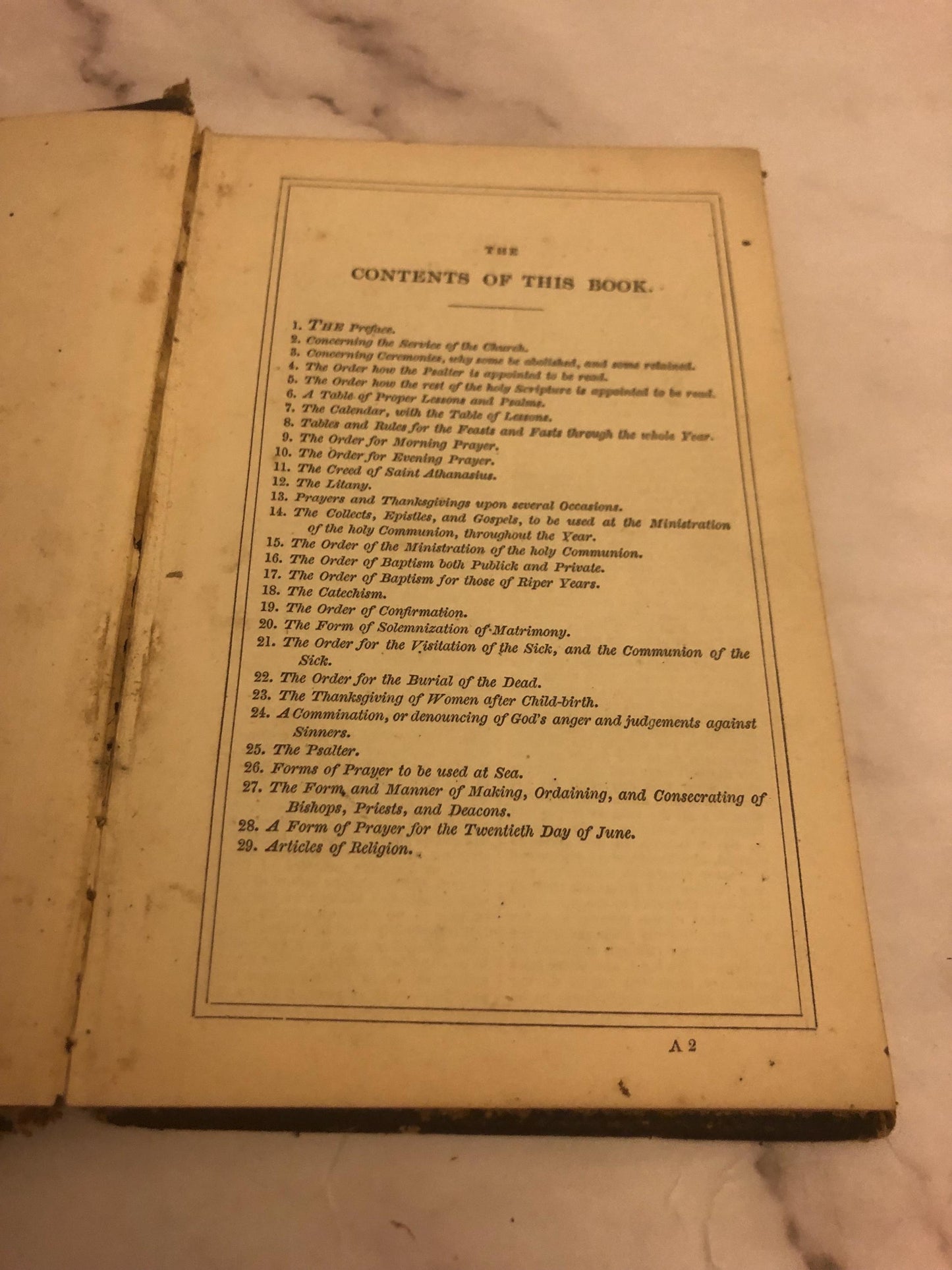 1871 Book of Common Prayer Phonetic Shorthand Rare Antique Prayer Book 1800s - (Ref x455)
