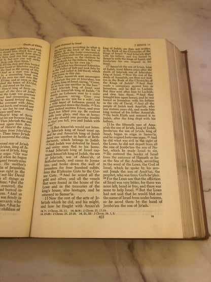 1953 Holy Bible – Vintage Christian Bible – Hardback Edition - Ref x448