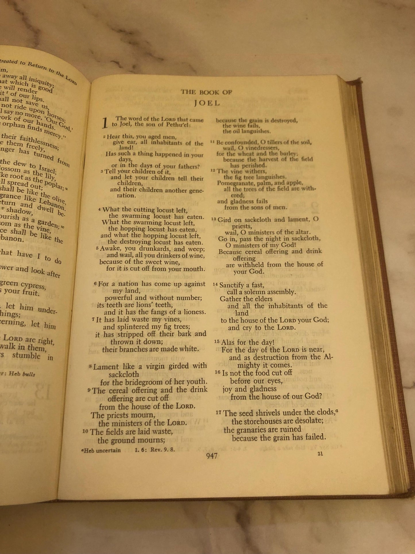 1953 Holy Bible – Vintage Christian Bible – Hardback Edition - Ref x448