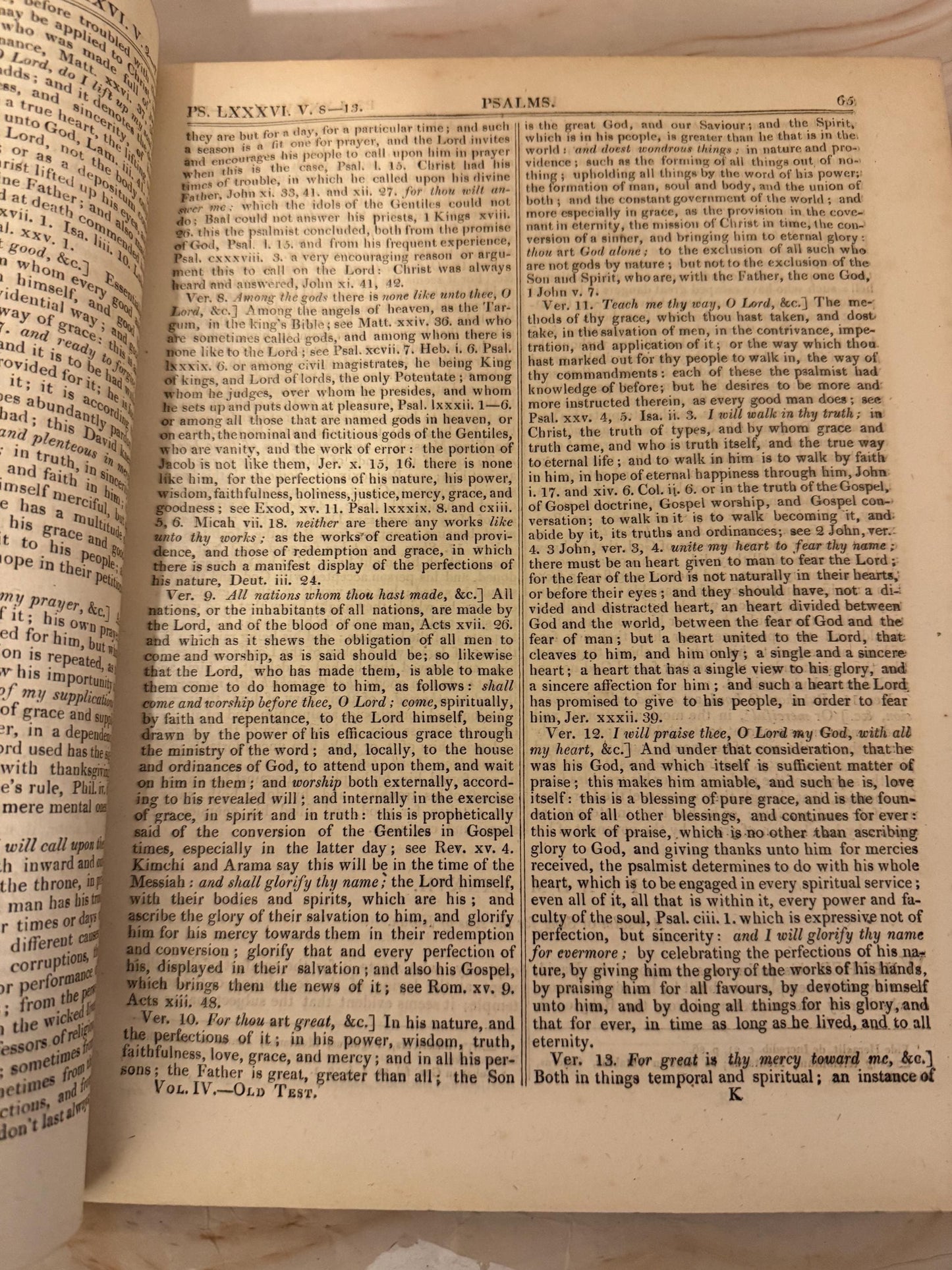 1810 John Gill Exposition of the Old Testament Vol IV Antique Bible Commentary - Ref X705