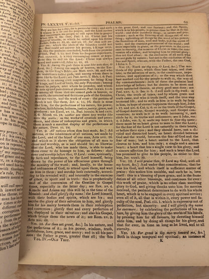 1810 John Gill Exposition of the Old Testament Vol IV Antique Bible Commentary - Ref X705