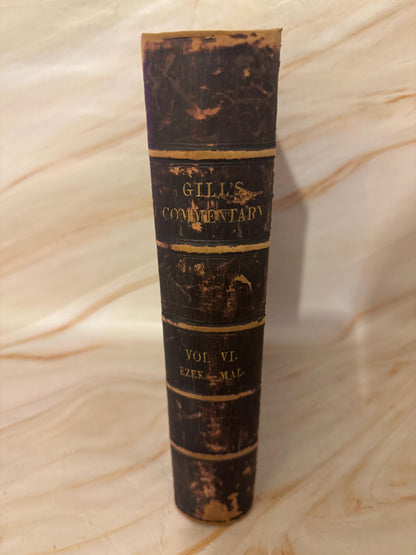 1810 John Gill Exposition of the Prophets Old Testament Vol II Antique Commentary - Ref X704