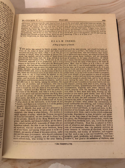 1810 John Gill Exposition of the Old Testament Vol IV Antique Bible Commentary - Ref X705