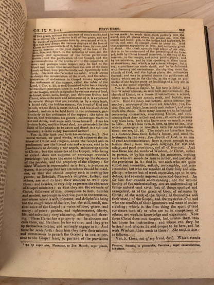 1810 John Gill Exposition of the Old Testament Vol IV Antique Bible Commentary - Ref X705