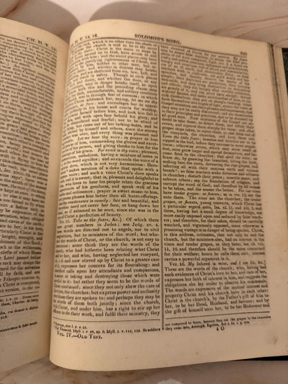 1810 John Gill Exposition of the Old Testament Vol IV Antique Bible Commentary - Ref X705