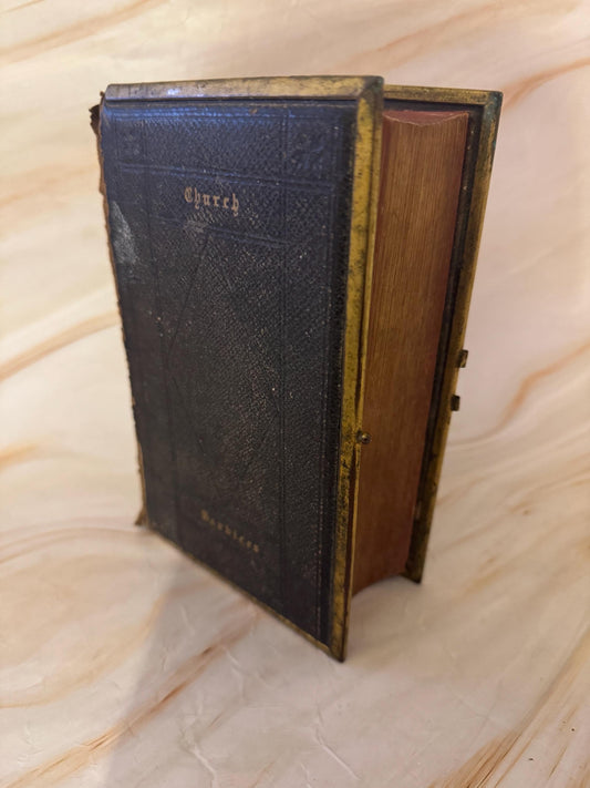 1841 Book of Common Prayer Antique Church Services - Ref X699