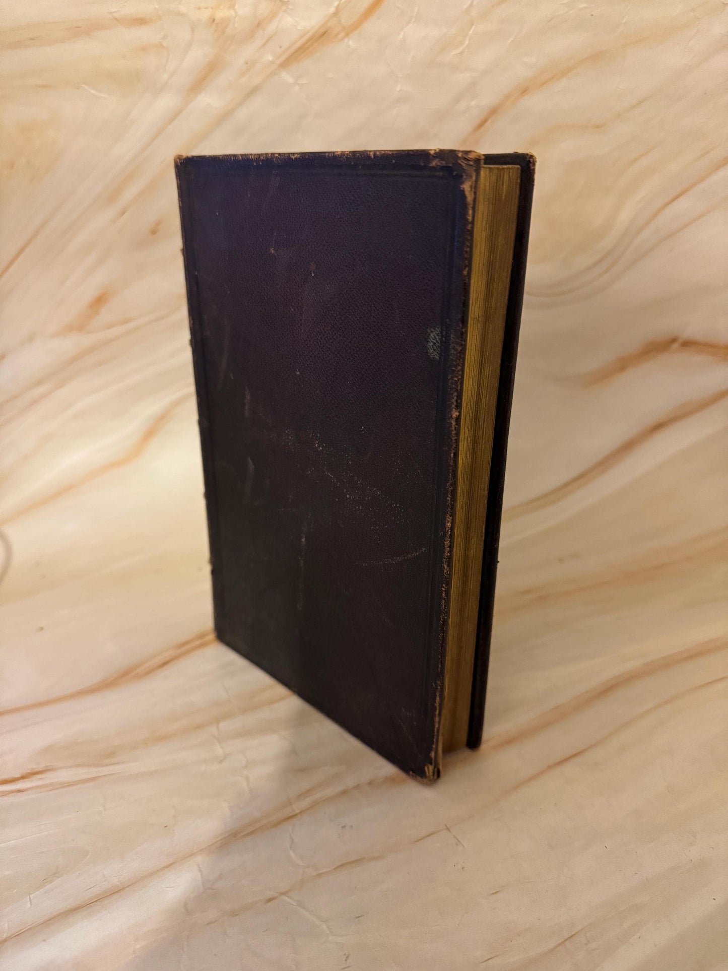1862 Book of Common Prayer Antique Victorian Leather Bound Church of England Prayer Book - Ref X696