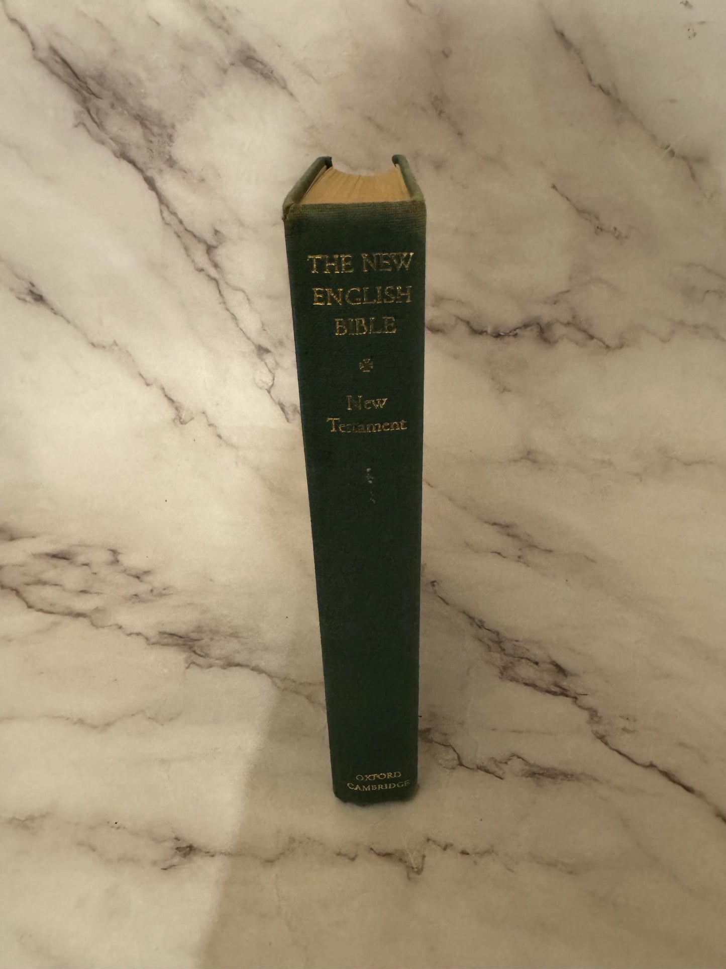 1961 New English Bible – New Testament (Oxford & Cambridge, Green Hardcover) - Ref x534
