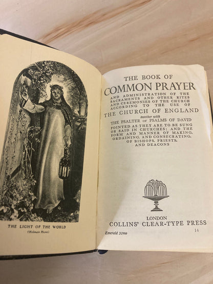 Vintage Common Prayer Hymns Book A&R Christian Prayer Book Hymnal - Ref x318