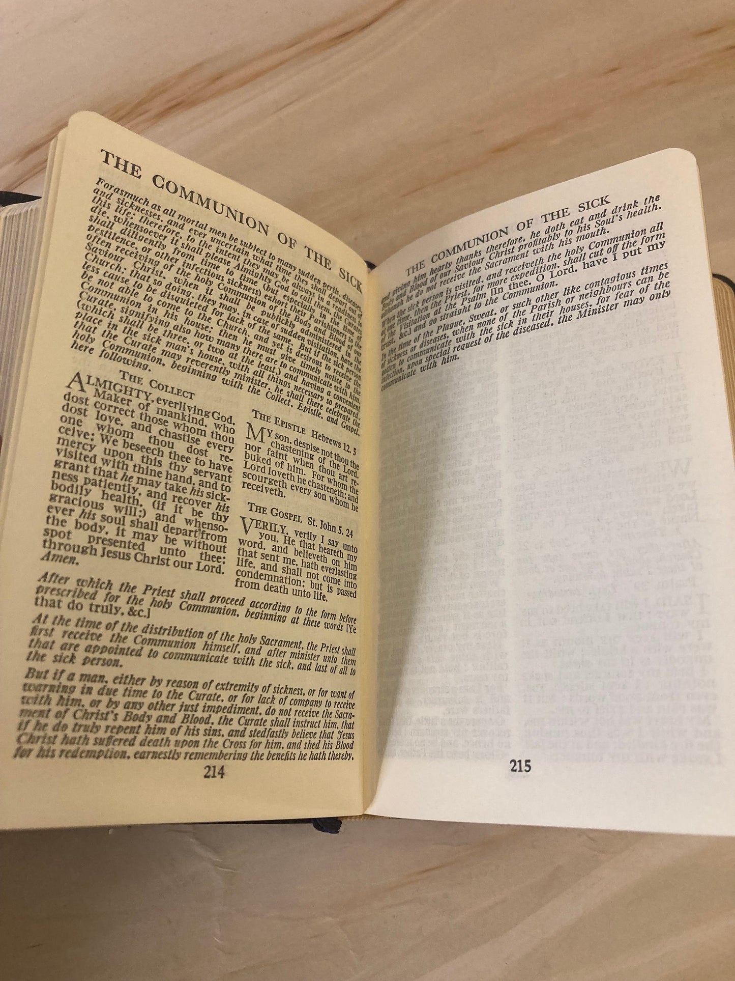 Vintage Common Prayer Hymns Book A&R Christian Prayer Book Hymnal - Ref x318