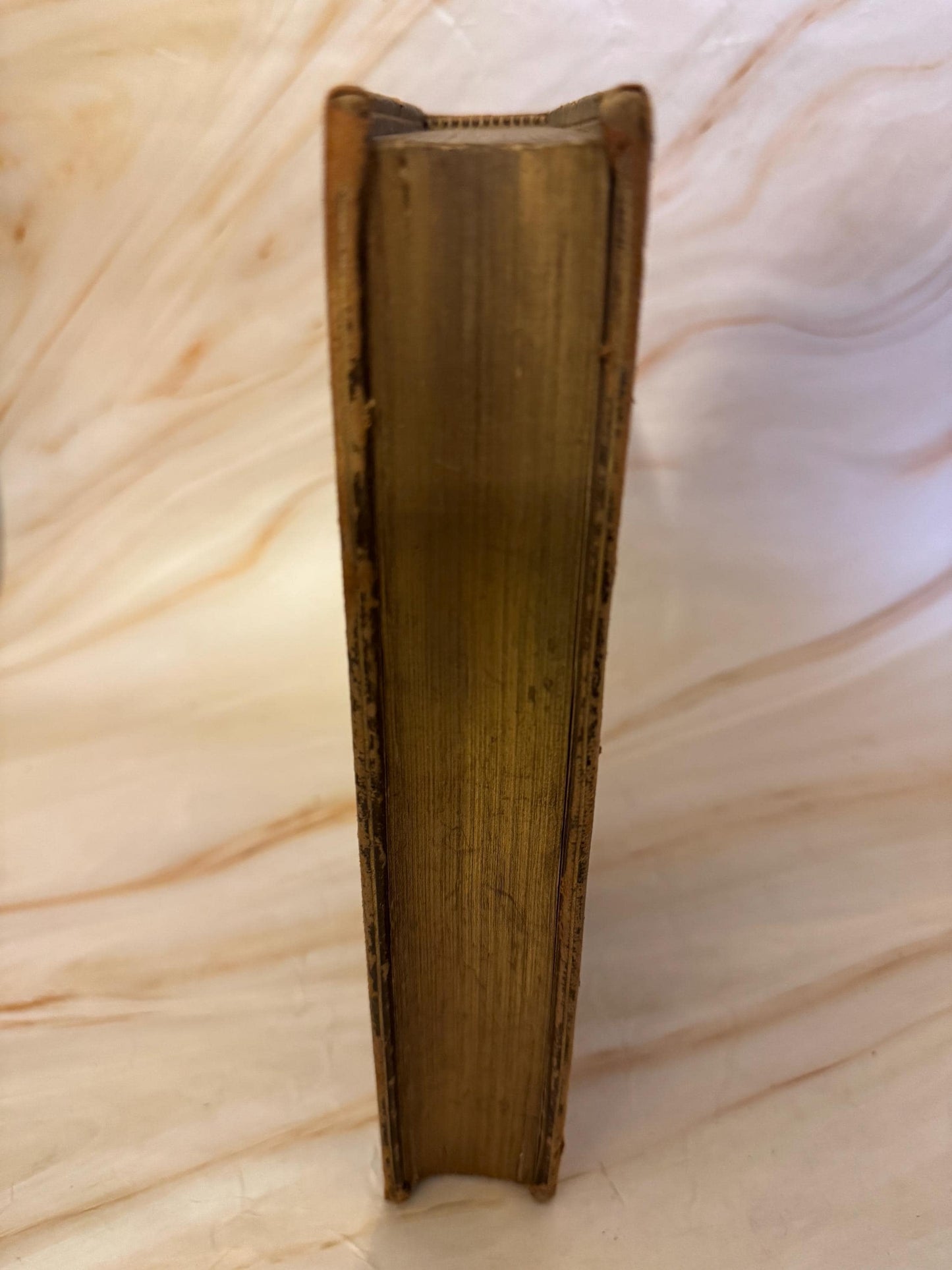1852 Antique Book of Common Prayer Leather Bound Church of England Prayer Book - Ref X694