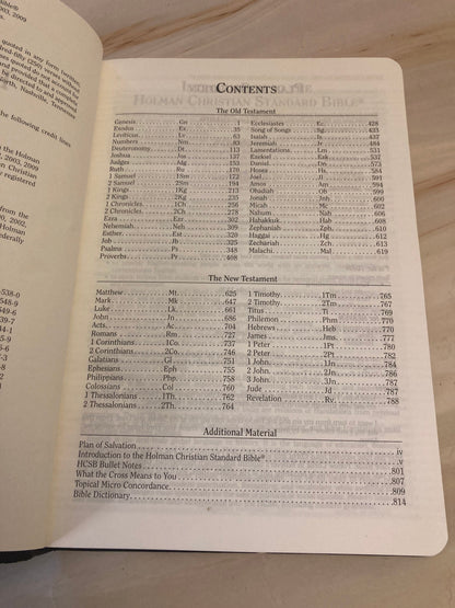 HCSB Holy Bible – 2009 Edition – Christian Study Bible - Ref x313