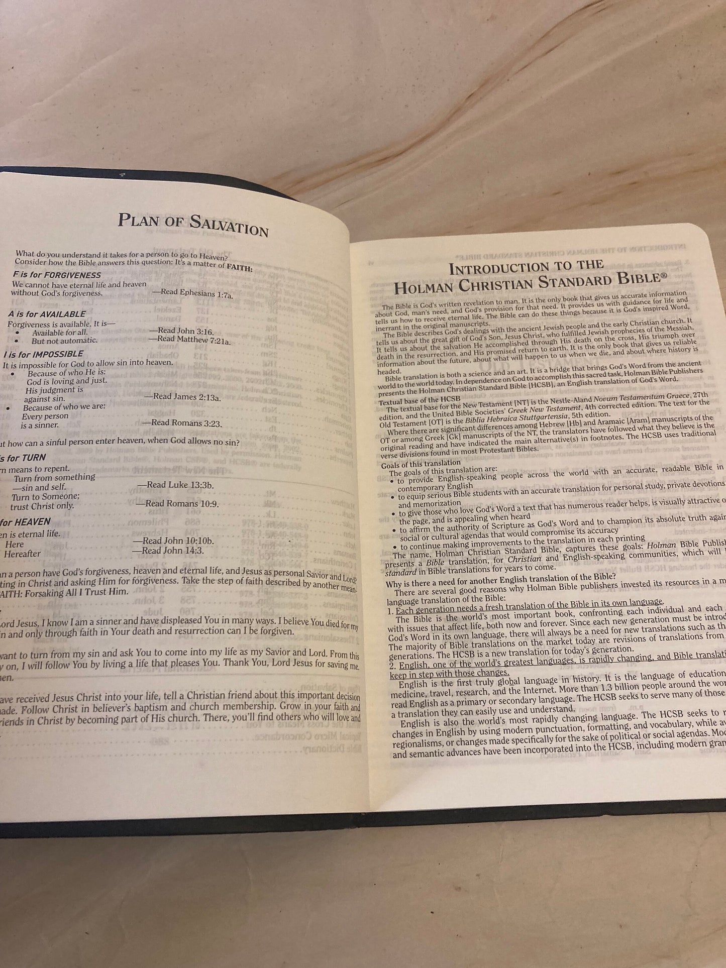 HCSB Holy Bible – 2009 Edition – Christian Study Bible - Ref x313