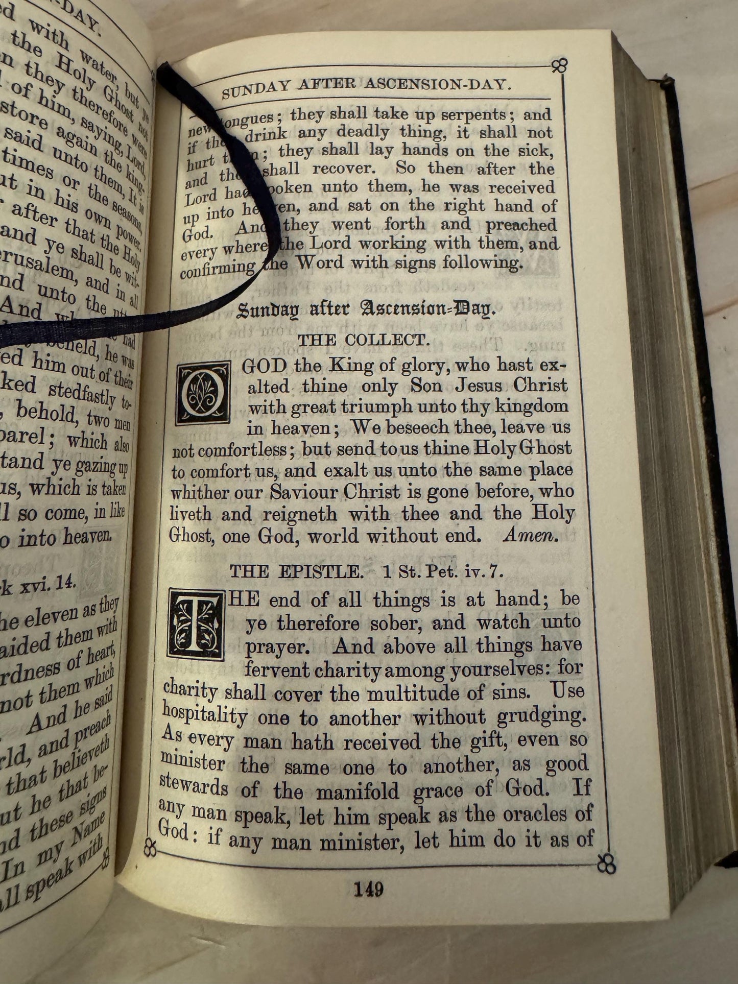 1911 Pocket Size Book of Common Prayer Antique Church of England Oxford Prayer Book Lord Wharton - Ref X692