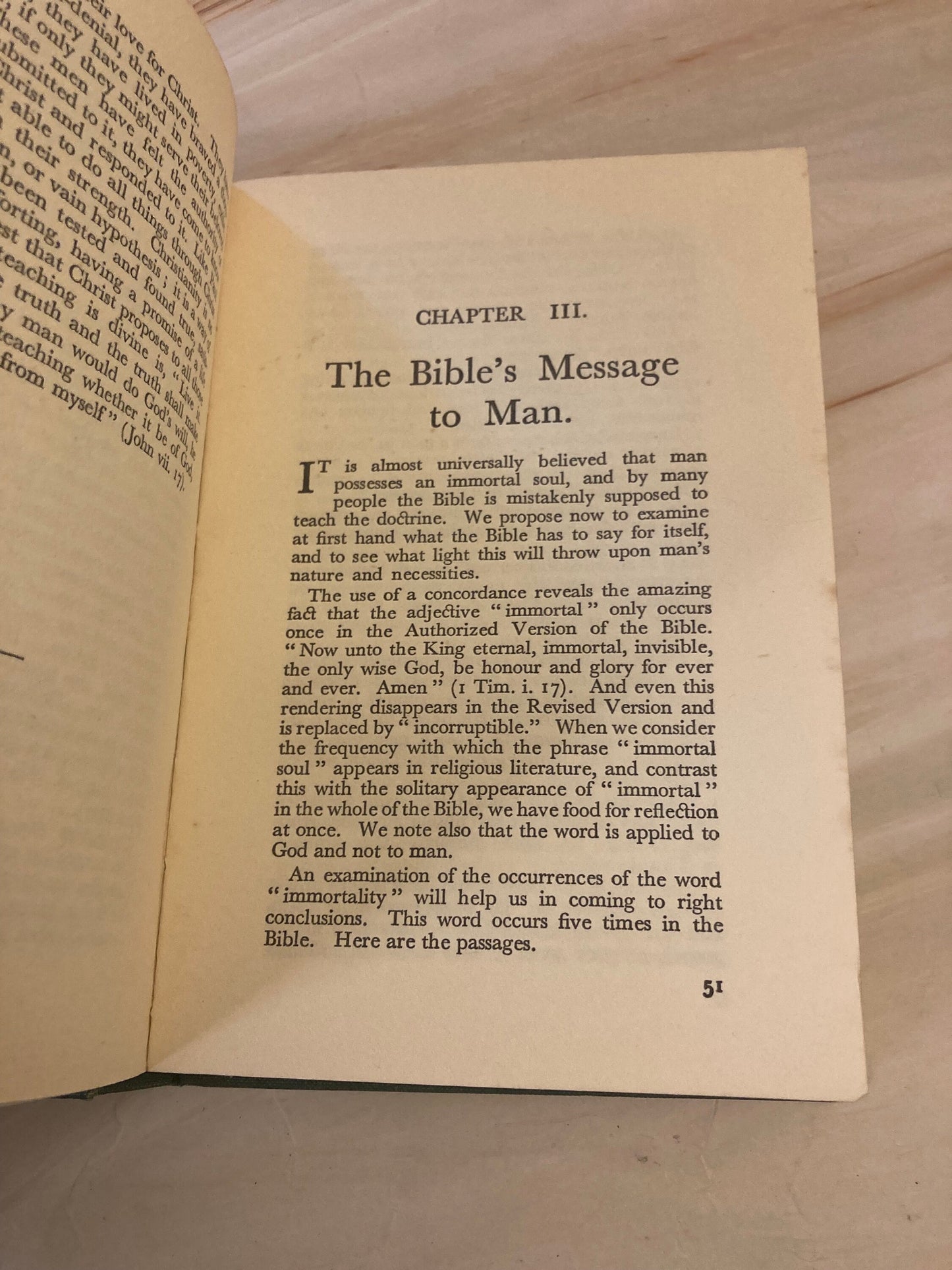 1939 Back to the Bible –  Vintage Christian Book - Ref x312