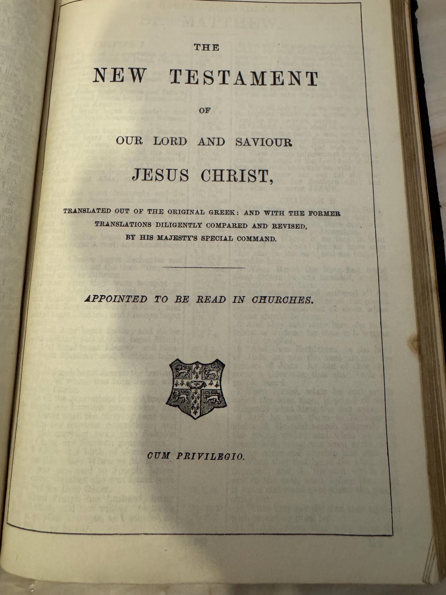 1924 Holy Bible Antique King James Bible Philip Lord Wharton Presentation Edition - Ref X690