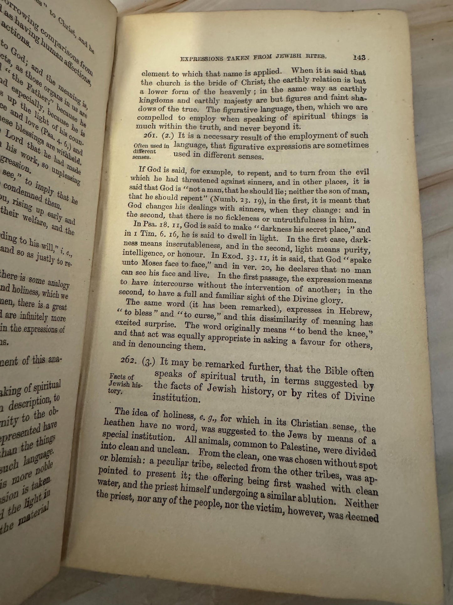 1858 The Bible Hand-Book Joseph Angus Antique Religious Theology Study Book- Ref X689