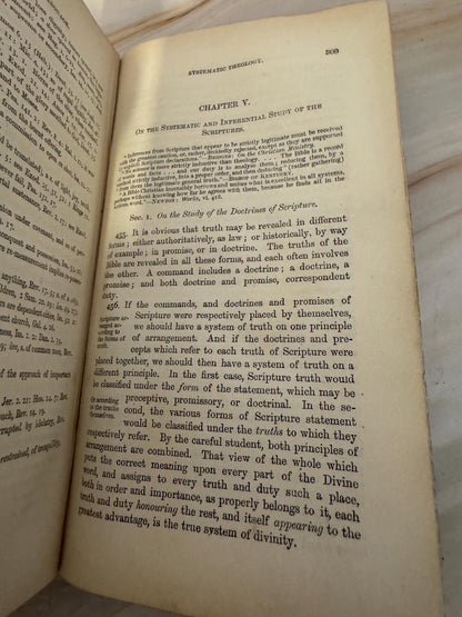 1858 The Bible Hand-Book Joseph Angus Antique Religious Theology Study Book- Ref X689