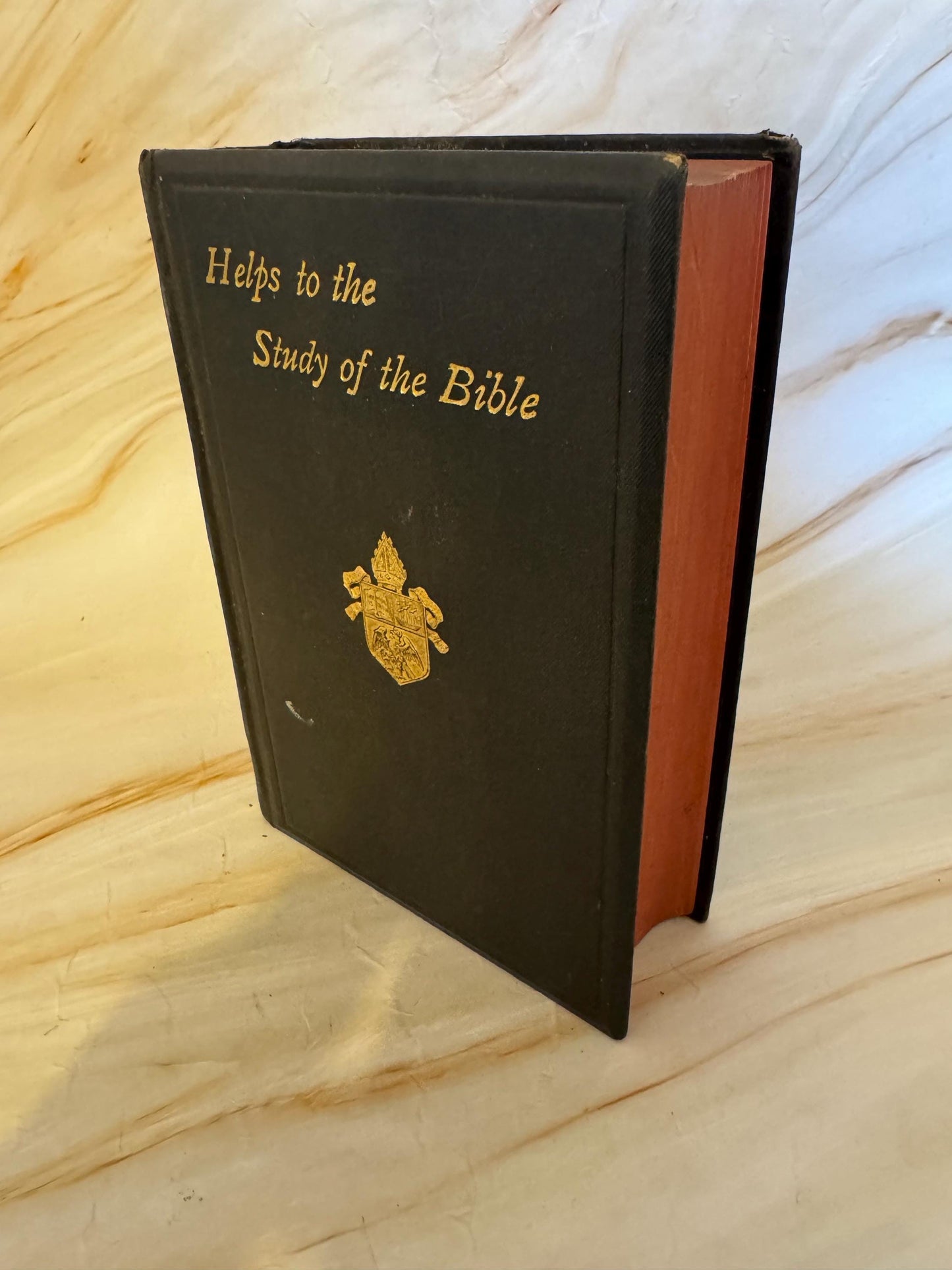 1908 Oxford Helps To The Study Of The Bible Antique Religious Reference Book Gold Gilt Pages - Ref X685