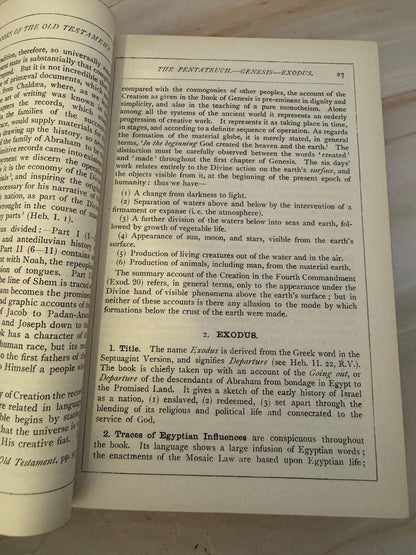 1908 Oxford Helps To The Study Of The Bible Antique Religious Reference Book Gold Gilt Pages - Ref X685