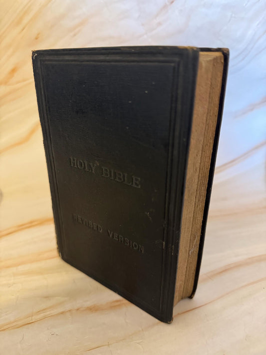 1925 Oxford Holy Bible Revised Version Antique Pocket Bible British And Foreign Bible Society - Ref X683