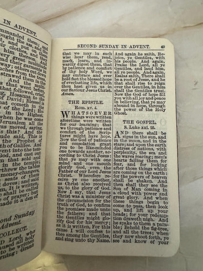 Antique Common Prayer and Hymns A&M Book Set c1900s Cambridge University Press - Ref X681
