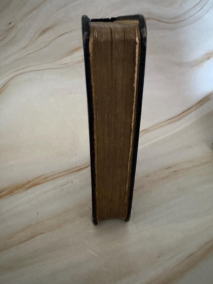 1905 Holy Bible British and Foreign Bible Society Antique King James Bible Black Leather KJV - Ref x678