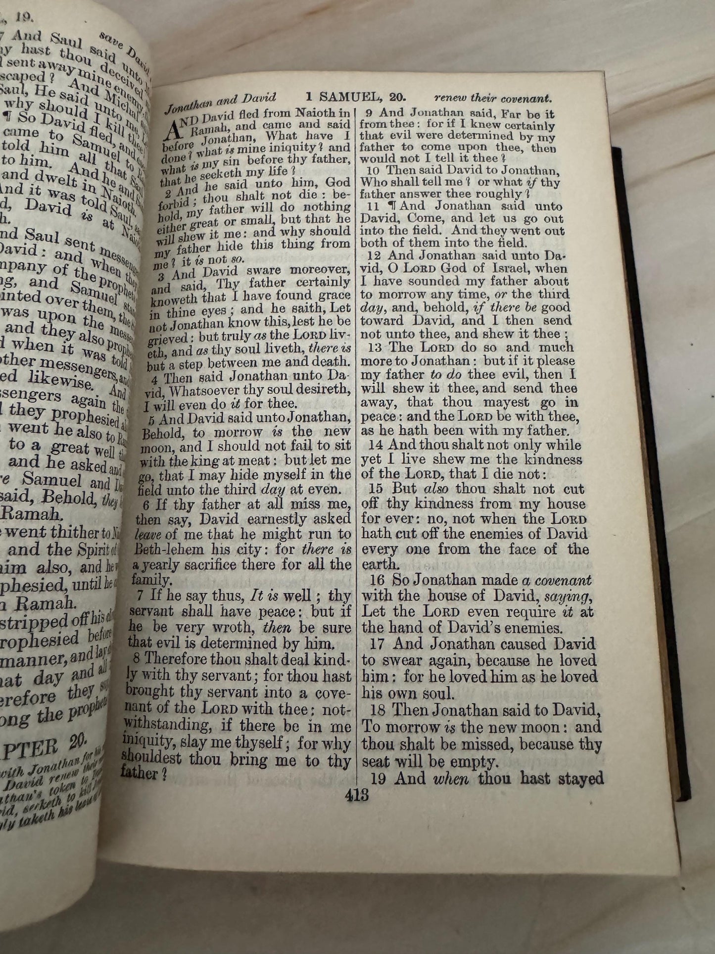 1920s Holy Bible King James Version Scottish Christian Union Antique Bible Black Hardcover KJV Bible - Ref X672