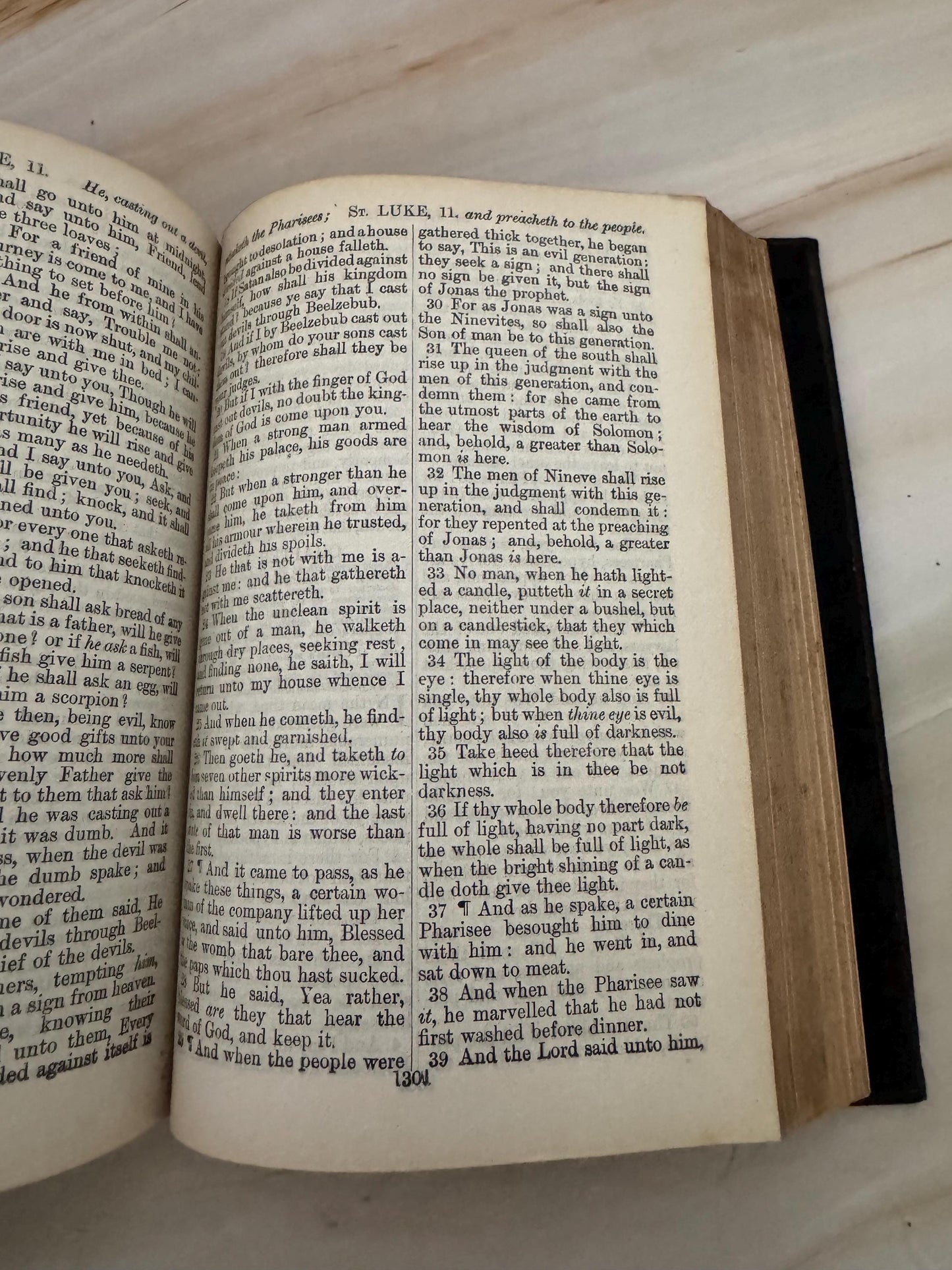 1920s Holy Bible King James Version Scottish Christian Union Antique Bible Black Hardcover KJV Bible - Ref X672