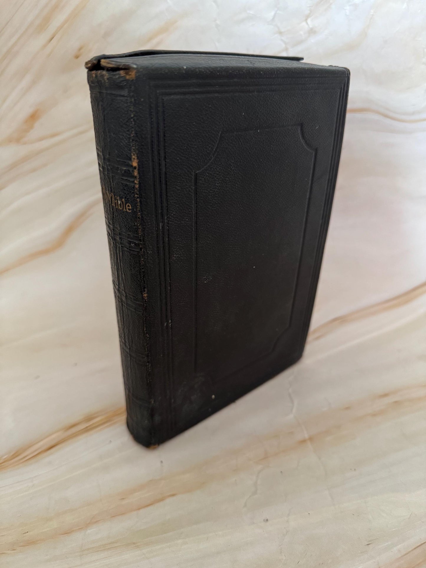 1894 Oxford Holy Bible Antique Yapp Cover KJV Bible - Ref X672