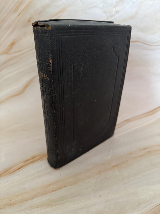 1894 Oxford Holy Bible Antique Yapp Cover KJV Bible - Ref X672