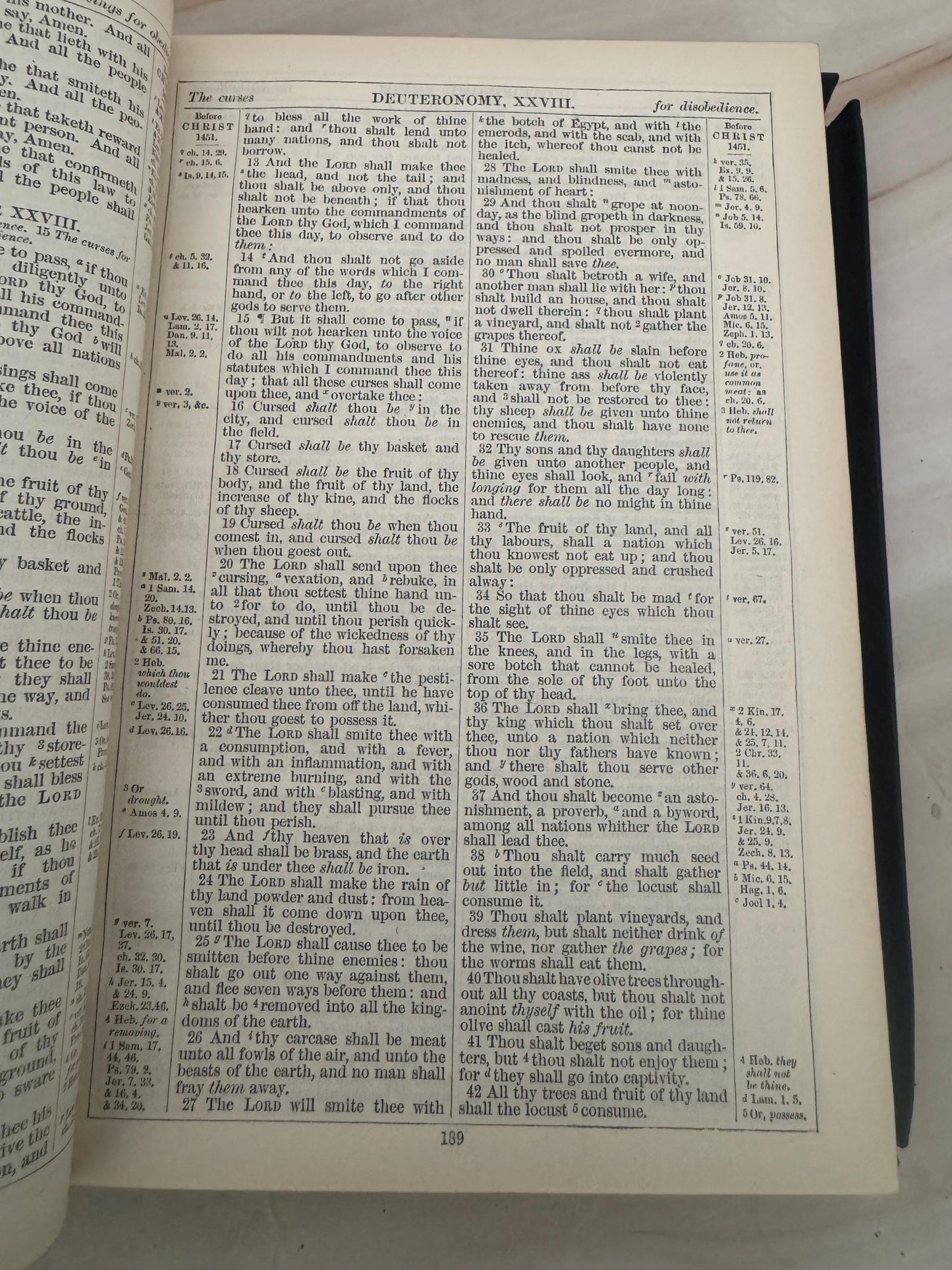 1894 Oxford Holy Bible Antique Yapp Cover KJV Bible - Ref X672