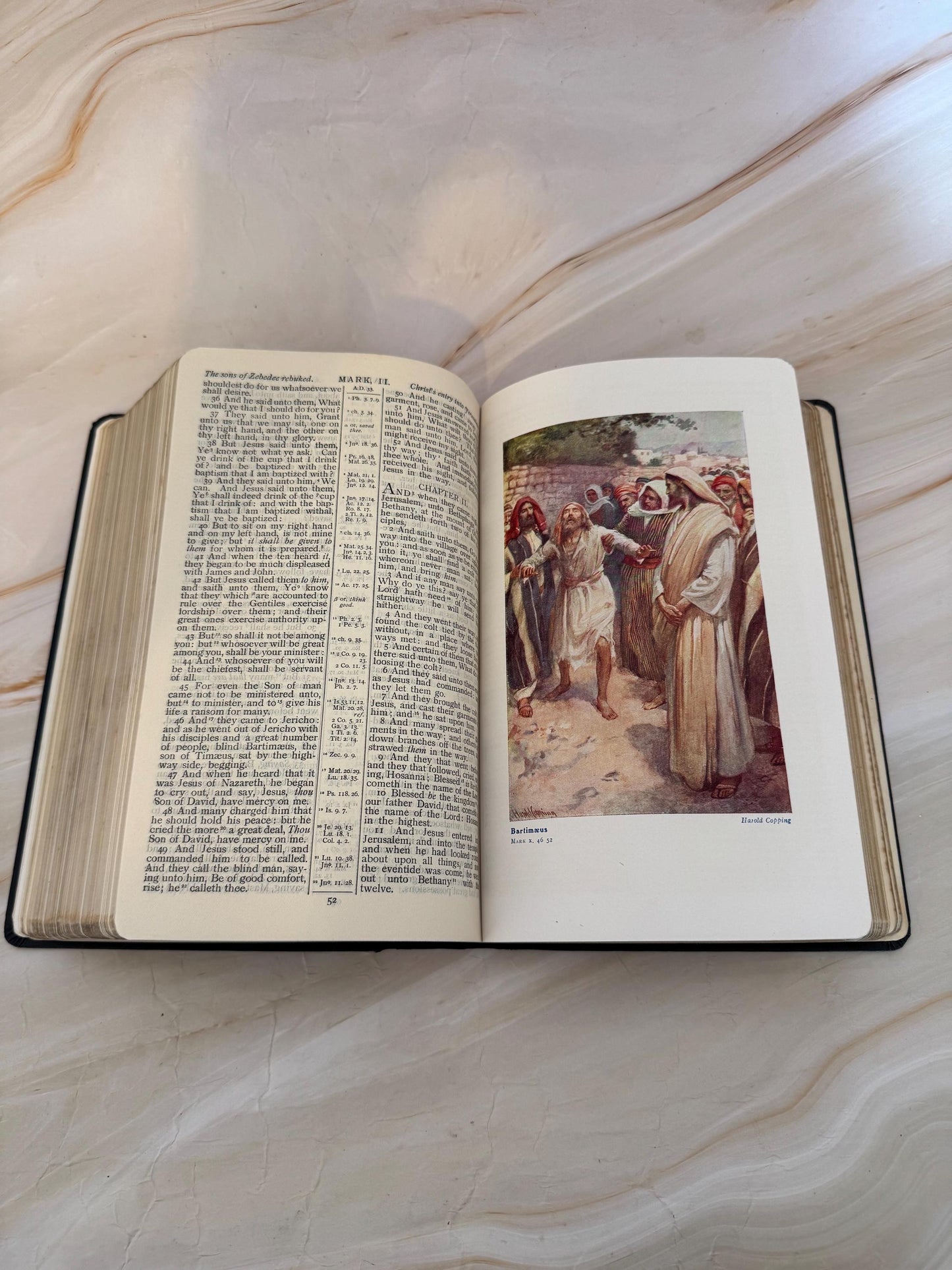 Antique 1931 Holy Bible KJV with Illustrations & Maps - Ref x670